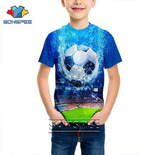 Load image into Gallery viewer, T-shirt 3D print Men women soccer Anime t shirt football tees top Harajuku KIDS shirts baby children tshirt fashion Short Sleeve
