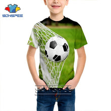 Load image into Gallery viewer, T-shirt 3D print Men women soccer Anime t shirt football tees top Harajuku KIDS shirts baby children tshirt fashion Short Sleeve
