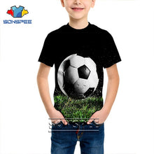 Load image into Gallery viewer, T-shirt 3D print Men women soccer Anime t shirt football tees top Harajuku KIDS shirts baby children tshirt fashion Short Sleeve

