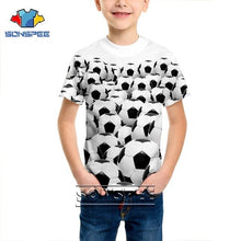 Load image into Gallery viewer, T-shirt 3D print Men women soccer Anime t shirt football tees top Harajuku KIDS shirts baby children tshirt fashion Short Sleeve
