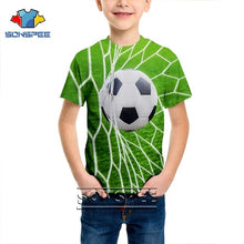 Load image into Gallery viewer, T-shirt 3D print Men women soccer Anime t shirt football tees top Harajuku KIDS shirts baby children tshirt fashion Short Sleeve
