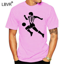 Load image into Gallery viewer, Diego Maradona Football Stripes T-shirt St.Mirren Notts L Argentina   Cool Casual pride t shirt men Unisex Fashion tshirt free
