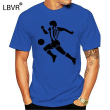 Load image into Gallery viewer, Diego Maradona Football Stripes T-shirt St.Mirren Notts L Argentina   Cool Casual pride t shirt men Unisex Fashion tshirt free

