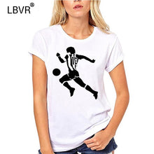 Load image into Gallery viewer, Diego Maradona Football Stripes T-shirt St.Mirren Notts L Argentina   Cool Casual pride t shirt men Unisex Fashion tshirt free
