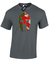 Load image into Gallery viewer, WALES SPARTAN MENS T SHIRT TEE WELSH FLAG RUGBY FOOTBALL FAN GIFT PRESENT IDEA
