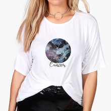 Load image into Gallery viewer, New T shirt Women Constellation Aquariug Tee shirt Plus Size Spring Summer Tshirt  Streetwear vestidos Harajuku Pretty T-shirt
