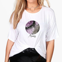 Load image into Gallery viewer, New T shirt Women Constellation Aquariug Tee shirt Plus Size Spring Summer Tshirt  Streetwear vestidos Harajuku Pretty T-shirt
