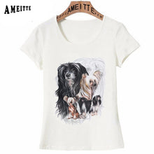 Load image into Gallery viewer, New Summer Fashion Women T Shirt I Love Chinese Crested Dog Medley Print T-Shirt Woman Casual Tops Dog Lovers Cute Girl Tees
