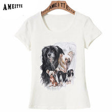 Load image into Gallery viewer, New Summer Fashion Women T Shirt I Love Chinese Crested Dog Medley Print T-Shirt Woman Casual Tops Dog Lovers Cute Girl Tees

