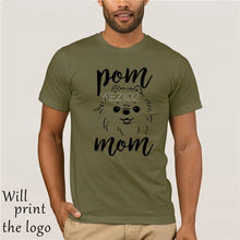 Load image into Gallery viewer, Womens Pom Mom T-Shirt Funny Shirt as Dog Lover Pomeranian Gifts
