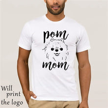 Load image into Gallery viewer, Womens Pom Mom T-Shirt Funny Shirt as Dog Lover Pomeranian Gifts
