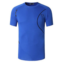 Load image into Gallery viewer, jeansian Men's Sport Tee Shirt Tshirt T-Shirt Tops Running Gym Fitness Workout Football Short Sleeve Dry Fit LSL1050 Black2
