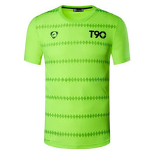 Load image into Gallery viewer, jeansian Men's Sport Tee Shirt Tshirt T-Shirt Tops Running Gym Fitness Workout Football Short Sleeve Dry Fit LSL1050 Black2
