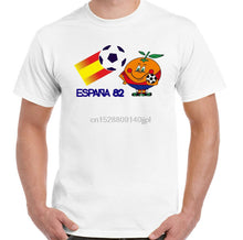 Load image into Gallery viewer, Espana 82 Mens Retro World Football T-Shirt Spain Spanish Top Kit Jersey
