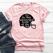 Load image into Gallery viewer, It’s The Most Wonderful Time Of The Year T-shirt Casual Unisex Crewneck Graphic Football Tshirt Women Slogan Game Day Tees Tops
