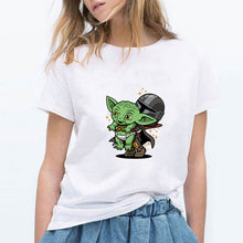 Load image into Gallery viewer, Mandalorian Casual Vintage Kawaii Oversize Spring Summer Hip Hop Graphic Hipster Harajuku T-shirt Funny Tshirt Female T shirt
