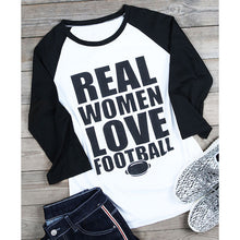 Load image into Gallery viewer, Womens Tee Football Tshirts Women T-shirt Letter  Printed It's on That Field Printing Short Sleeve Graphic Tees Shirt
