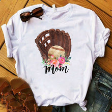Load image into Gallery viewer, Womens Graphic Football Love Baseball Fashion Printe Unisex Top Couple Women T Tee Shirt Ladies Tshirt Female Clothes T-shirt
