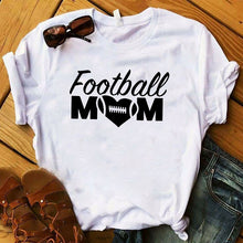 Load image into Gallery viewer, Womens Graphic Football Love Baseball Fashion Printe Unisex Top Couple Women T Tee Shirt Ladies Tshirt Female Clothes T-shirt

