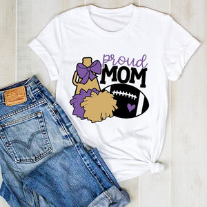 Women Lady Football Mom Soccer 90s Printed Ladies Fashion Summer T Tee Tshirt Womens Female Top Shirt Clothes Graphic T-shirt