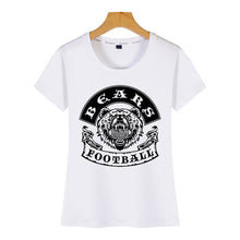 Load image into Gallery viewer, Tops T Shirt Women bears football Comic Inscriptions Custom Female Tshirt

