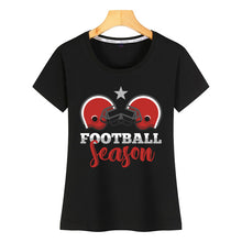 Load image into Gallery viewer, Tops T Shirt Women football season Fit Inscriptions Custom Female Tshirt
