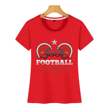 Load image into Gallery viewer, Tops T Shirt Women football season Fit Inscriptions Custom Female Tshirt
