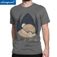 Load image into Gallery viewer, Dune Men&#39;s T Shirt Herbert Frank Arrakis Sandworm Science Fiction Funny Tees Short Sleeve Crew Neck T-Shirts Birthday Gift Tops
