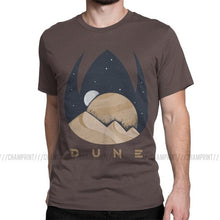Load image into Gallery viewer, Dune Men's T Shirt Herbert Frank Arrakis Sandworm Science Fiction Funny Tees Short Sleeve Crew Neck T-Shirts Birthday Gift Tops
