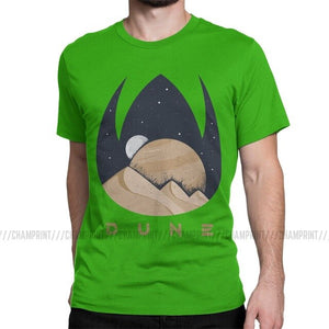 Dune Men's T Shirt Herbert Frank Arrakis Sandworm Science Fiction Funny Tees Short Sleeve Crew Neck T-Shirts Birthday Gift Tops