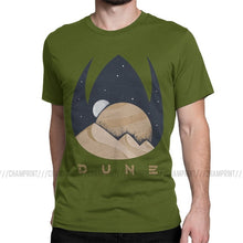 Load image into Gallery viewer, Dune Men's T Shirt Herbert Frank Arrakis Sandworm Science Fiction Funny Tees Short Sleeve Crew Neck T-Shirts Birthday Gift Tops
