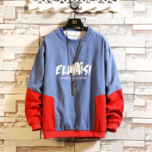 Load image into Gallery viewer, Japan Style Casual O-Neck PATCHWORK 2020 New Arrived Hoodie Sweatshirt Men Thick Fleece Style Hip Hop High Streetwear Clothing
