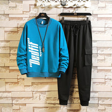 Load image into Gallery viewer, 2020 Spring Autumn Tracksuits Men'S Set Hoodies + Pants Suit Fleece Sweatshirt Sportswear Set Casual Men's Jogging
