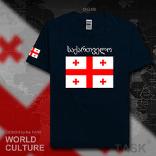 Load image into Gallery viewer, Georgia mens t shirts 2017 jerseys nation team tshirt 100% cotton t-shirt clothing tees country sporting footballer GEO Georgian
