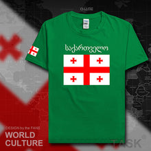 Load image into Gallery viewer, Georgia mens t shirts 2017 jerseys nation team tshirt 100% cotton t-shirt clothing tees country sporting footballer GEO Georgian
