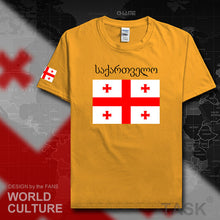 Load image into Gallery viewer, Georgia mens t shirts 2017 jerseys nation team tshirt 100% cotton t-shirt clothing tees country sporting footballer GEO Georgian
