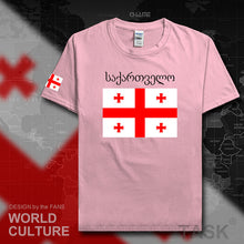 Load image into Gallery viewer, Georgia mens t shirts 2017 jerseys nation team tshirt 100% cotton t-shirt clothing tees country sporting footballer GEO Georgian
