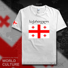 Load image into Gallery viewer, Georgia mens t shirts 2017 jerseys nation team tshirt 100% cotton t-shirt clothing tees country sporting footballer GEO Georgian

